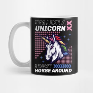 Tough Unicorn Art Mug